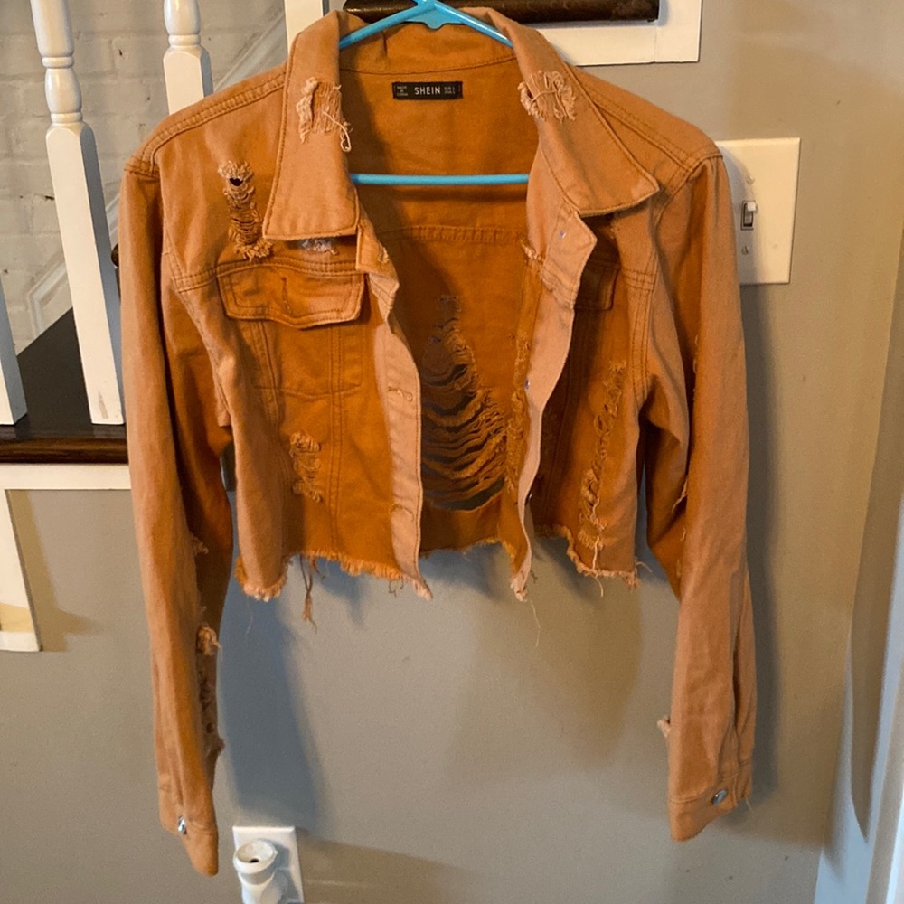 SHEIN JEAN JACKET SIZE L